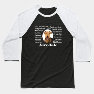 Airedale Traits Baseball T-Shirt